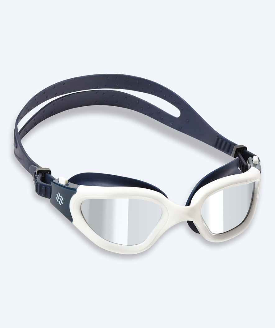 Watery motionssimglasögon - Raven Mirror - Marinblå/silver