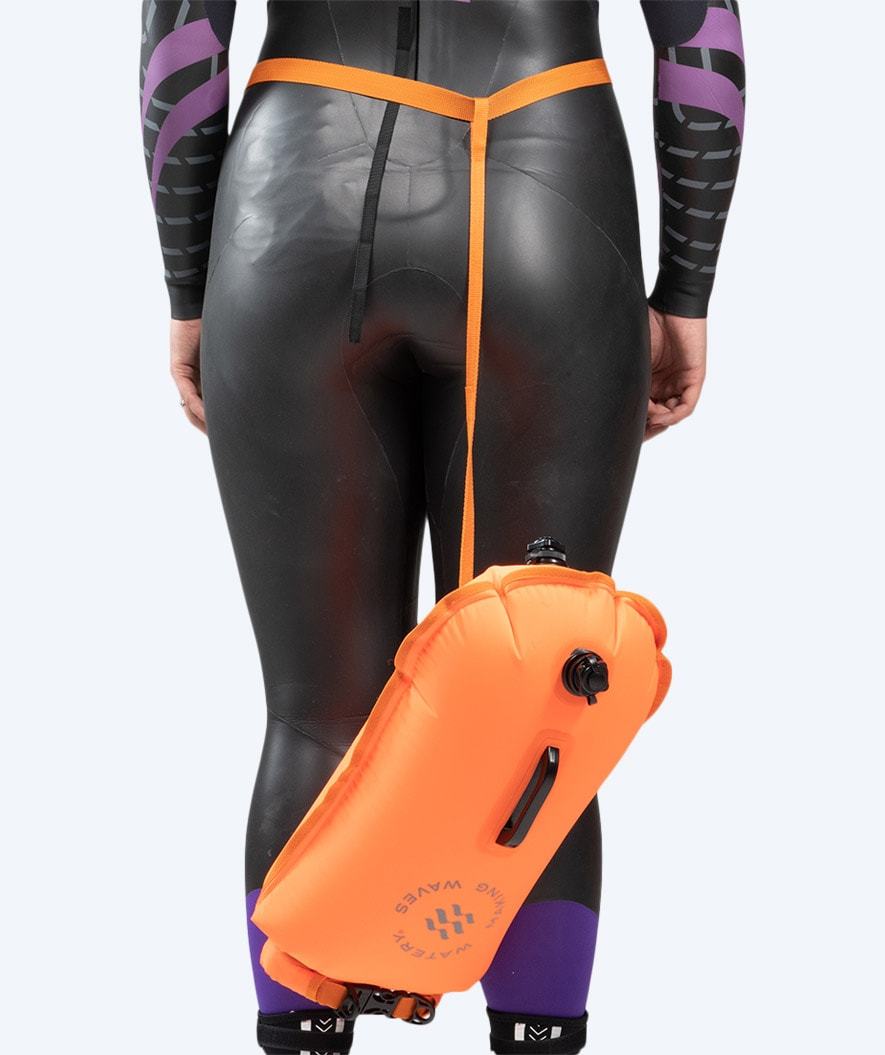Watery simboj - Swim Buoy & Dry Bag 28L - Orange