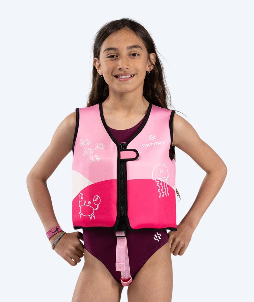 Watery simväst för barn (1-6) - Active - Atlantic Pink
