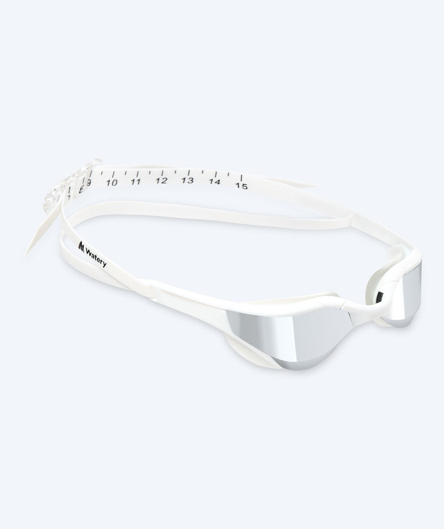 Watery simglasögon - Instinct Elite Mirror - Vit/silver