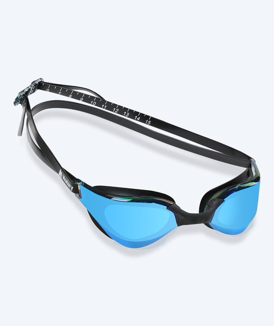 Watery simglasögon - Instinct Mirror - Svart/blå